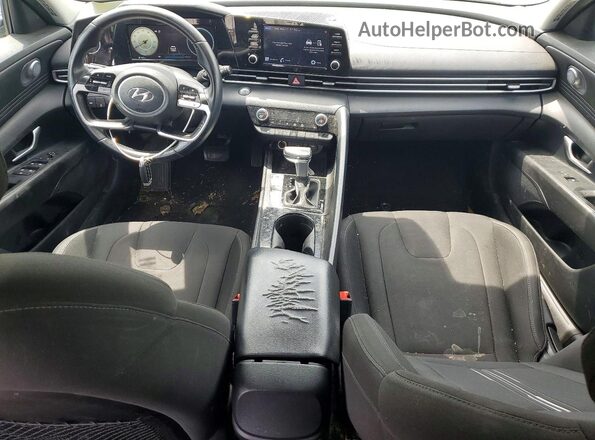 5NPLN4AG4NH056146 2022 HYUNDAI ELANTRA Black Առջևի վահանակի տեսք
