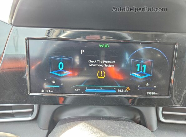 5NPLN4AG5NH062750 2022 HYUNDAI ELANTRA Black ხელსაწყოთა პანელის ხედი