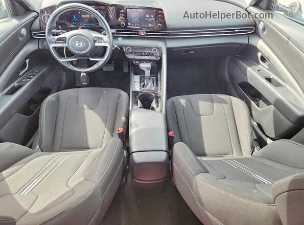 5NPLN4AG5NH062750 2022 HYUNDAI ELANTRA Black წინა პანელის ხედი