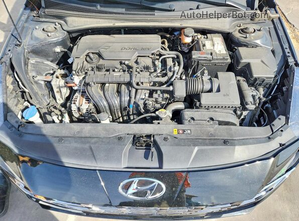 5NPLN4AG5NH062750 2022 HYUNDAI ELANTRA Black უკანა სალონის ხედი