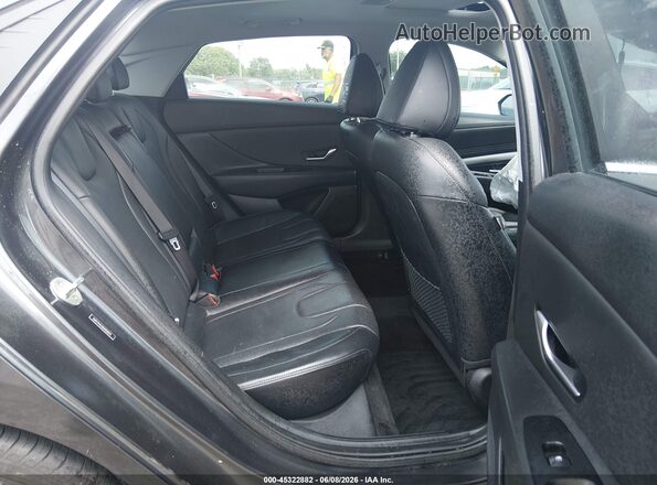 5NPLP4AG0NH058079 2022 HYUNDAI ELANTRA Black VIN կոդի պիտակի տեսք