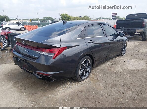 5NPLP4AG0NH058079 2022 HYUNDAI ELANTRA Black Հետևի աջ