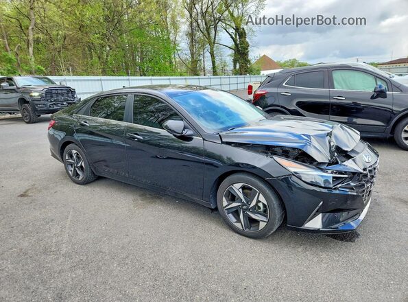 5NPLP4AG0PH105503 2023 HYUNDAI ELANTRA Black Delantero derecho