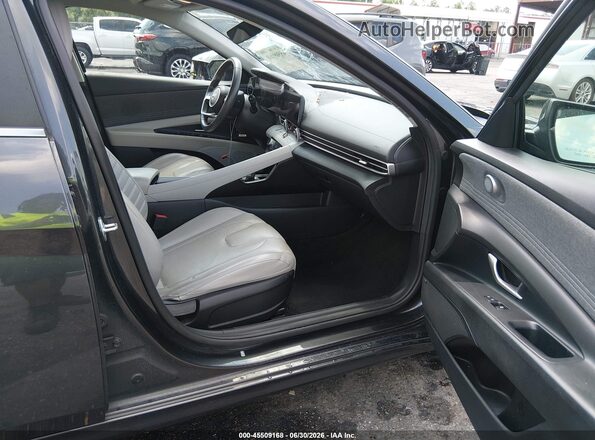 5NPLP4AG0PH111334 2023 HYUNDAI ELANTRA Серый Вид салона спереди