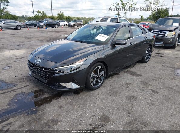 5NPLP4AG0PH111334 2023 HYUNDAI ELANTRA Серый Передняя левая четверть