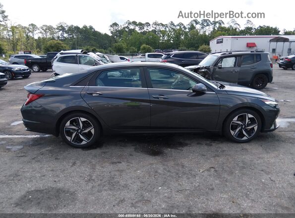 5NPLP4AG0PH111334 2023 HYUNDAI ELANTRA Серый Вид задней части салона