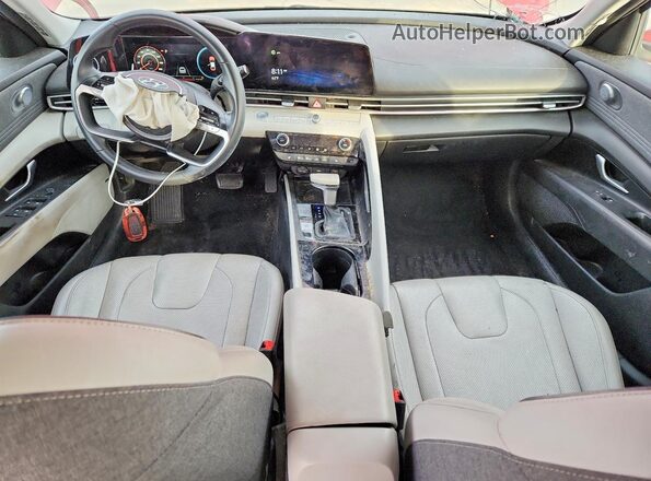 5NPLP4AG1MH019953 2021 HYUNDAI ELANTRA Бордовый Вид панели приборов