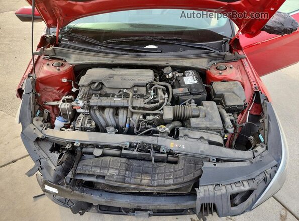 5NPLP4AG1MH019953 2021 HYUNDAI ELANTRA Бордовый Вид задней части салона