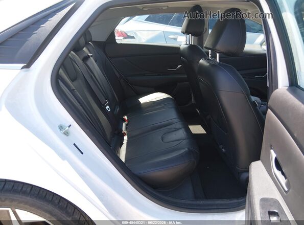 5NPLP4AG1MH024120 2021 HYUNDAI ELANTRA White VIN կոդի պիտակի տեսք