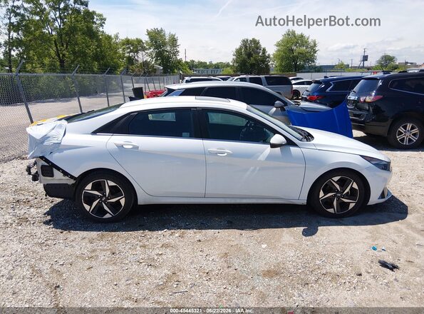 5NPLP4AG1MH024120 2021 HYUNDAI ELANTRA White Սարքավորումների վահանակի տեսք