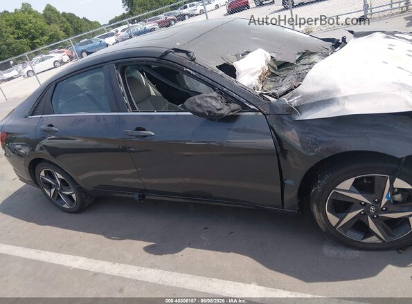 5NPLP4AG1PH099243 2023 HYUNDAI ELANTRA Black Вид щитка приладів