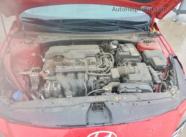 5NPLP4AG2PH116826 2023 HYUNDAI ELANTRA Red უკანა სალონის ხედი