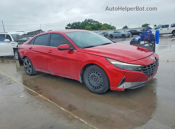 5NPLP4AG2PH116826 2023 HYUNDAI ELANTRA Red წინა მარჯვენა