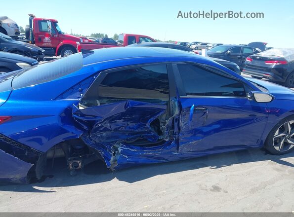 5NPLP4AG4PH111157 2023 HYUNDAI ELANTRA Blue წინა ხედი