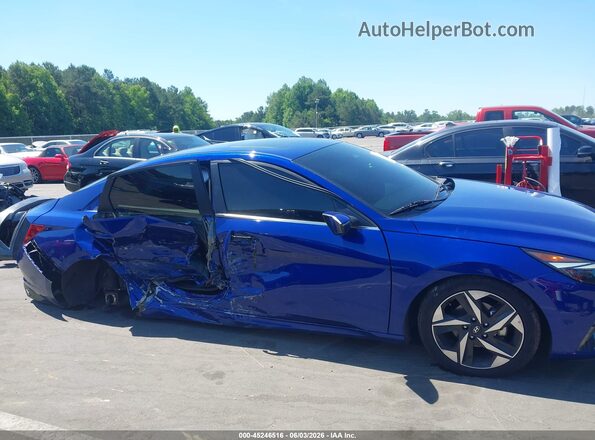 5NPLP4AG4PH111157 2023 HYUNDAI ELANTRA Blue სალონის 360-გრადუსიანი ხედი