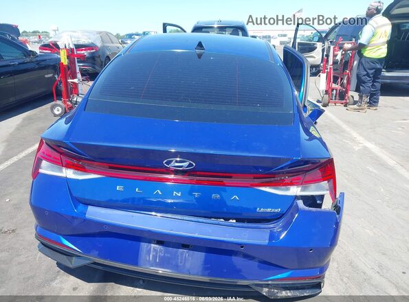5NPLP4AG4PH111157 2023 HYUNDAI ELANTRA Blue 