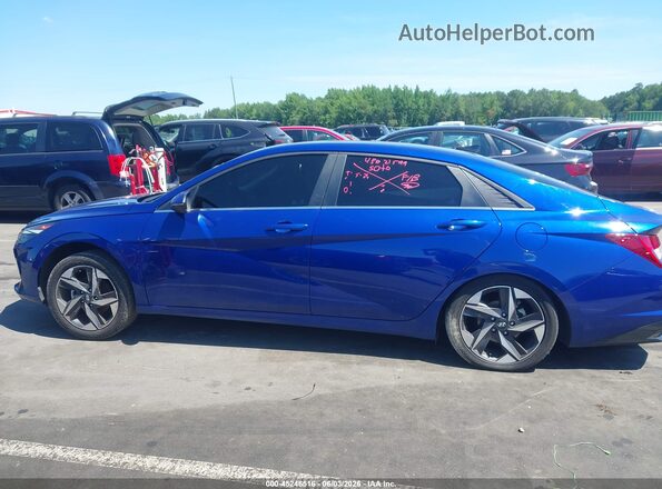 5NPLP4AG4PH111157 2023 HYUNDAI ELANTRA Blue 