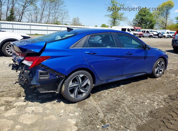 5NPLP4AG6MH008611 2021 HYUNDAI ELANTRA Blue 