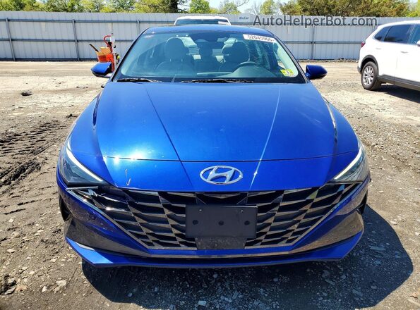 5NPLP4AG6MH008611 2021 HYUNDAI ELANTRA Blue 