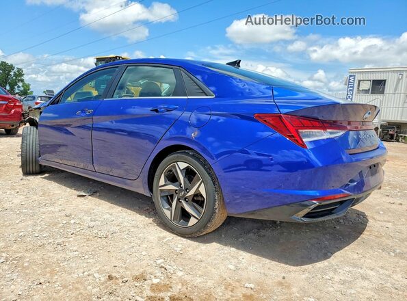 5NPLP4AG7MH026731 2021 HYUNDAI ELANTRA Blue Tył lewy
