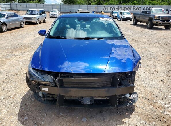 5NPLP4AG7MH026731 2021 HYUNDAI ELANTRA Blue Widok z przodu