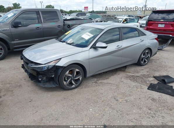 5NPLP4AG8MH030223 2021 HYUNDAI ELANTRA Gray Передня ліва чверть