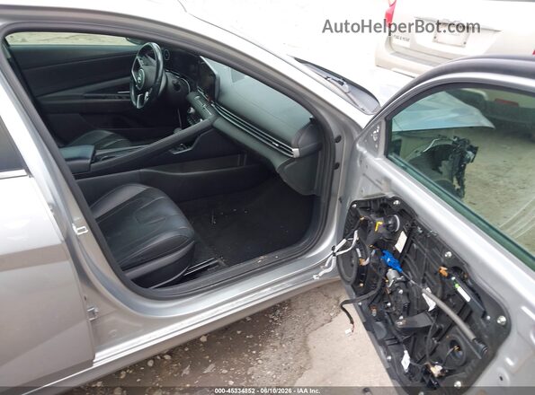 5NPLP4AG8MH030223 2021 HYUNDAI ELANTRA Gray Вид салону спереду