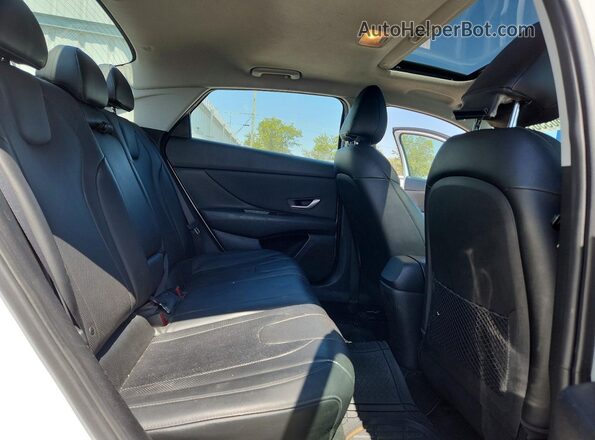 5NPLP4AG8PH105720 2023 HYUNDAI ELANTRA White Rear seats view