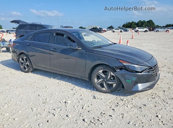 5NPLP4AG9NH068061 2022 HYUNDAI ELANTRA Gray Delantero derecho