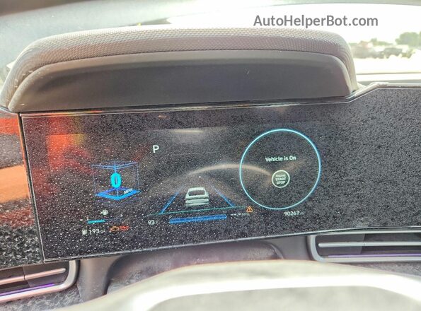 5NPLP4AG9NH068061 2022 HYUNDAI ELANTRA Gray Vista del cuadro de instrumentos