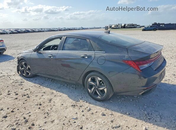 5NPLP4AG9NH068061 2022 HYUNDAI ELANTRA Gray Trasero izquierdo