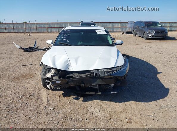 5NPLP4AGXMH002214 2021 HYUNDAI ELANTRA White Rear interior view