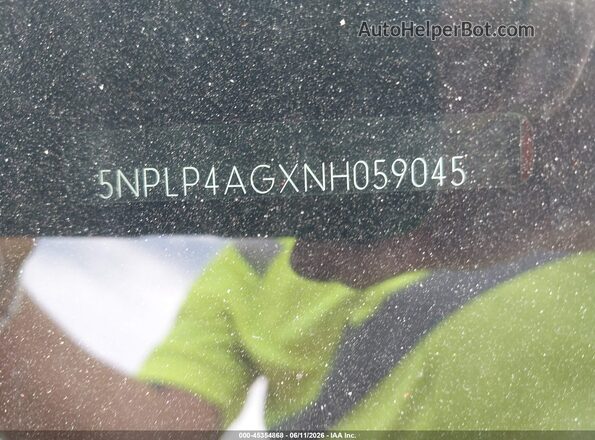 5NPLP4AGXNH059045 2022 HYUNDAI ELANTRA Red Widok komory silnika