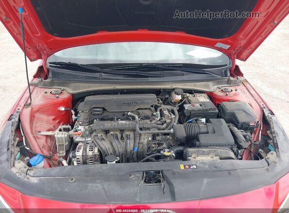 5NPLP4AGXNH059045 2022 HYUNDAI ELANTRA Red Widok z tyłu