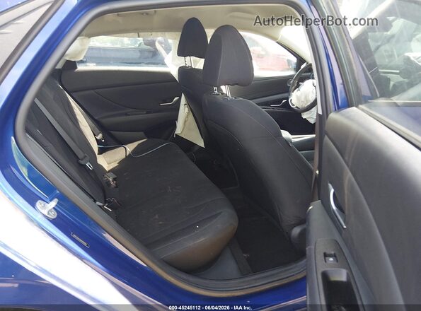 5NPLS4AG0MH020056 2021 HYUNDAI ELANTRA Blue VIN sticker view