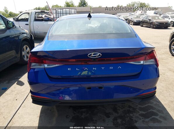 5NPLS4AG0MH020056 2021 HYUNDAI ELANTRA Blue 