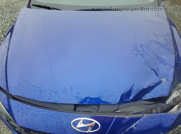 5NPLS4AG0PH099782 2023 HYUNDAI ELANTRA Blue Widok wnętrza z tyłu