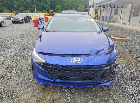 5NPLS4AG0PH099782 2023 HYUNDAI ELANTRA Blue Widok z przodu