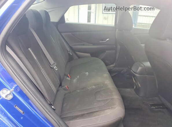 5NPLS4AG0PH099782 2023 HYUNDAI ELANTRA Blue Widok tylnych siedzeń
