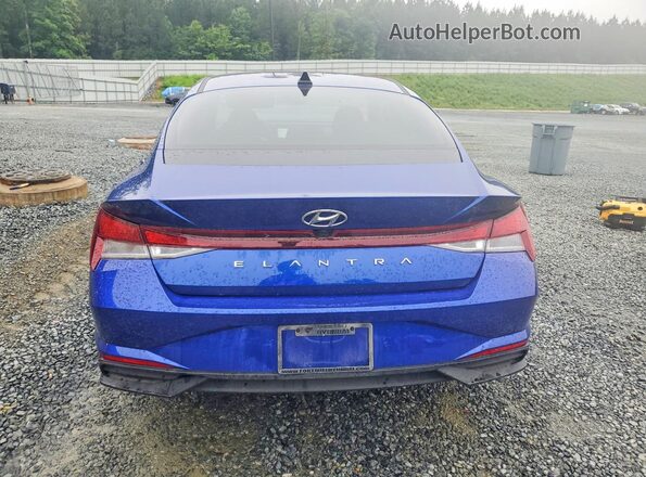 5NPLS4AG0PH099782 2023 HYUNDAI ELANTRA Blue Widok z tyłu