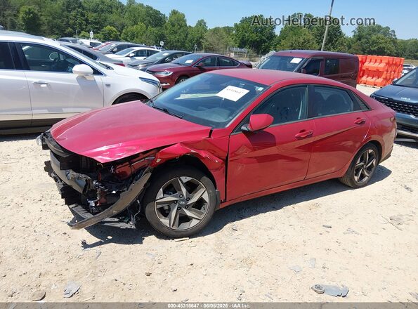 5NPLS4AG0PH100199 2023 HYUNDAI ELANTRA Red Vista tres cuartos delantera izquierda