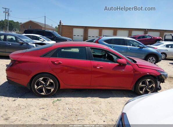 5NPLS4AG0PH100199 2023 HYUNDAI ELANTRA Red Vista interior de 360 grados
