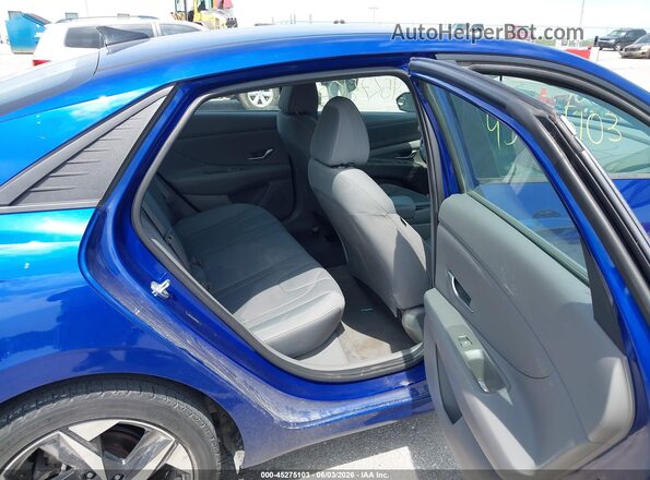 5NPLS4AG0PH108741 2023 HYUNDAI ELANTRA Blue VIN կոդի պիտակի տեսք