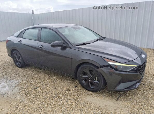 5NPLS4AG1MH019787 2021 HYUNDAI ELANTRA Серый Передняя правая четверть