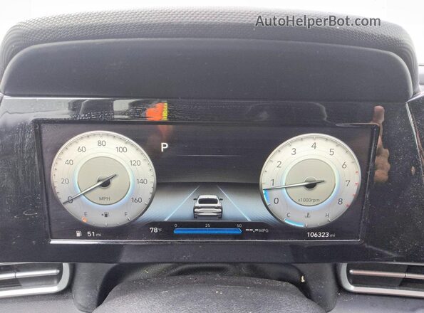 5NPLS4AG1MH019787 2021 HYUNDAI ELANTRA Серый Вид щитка приборов