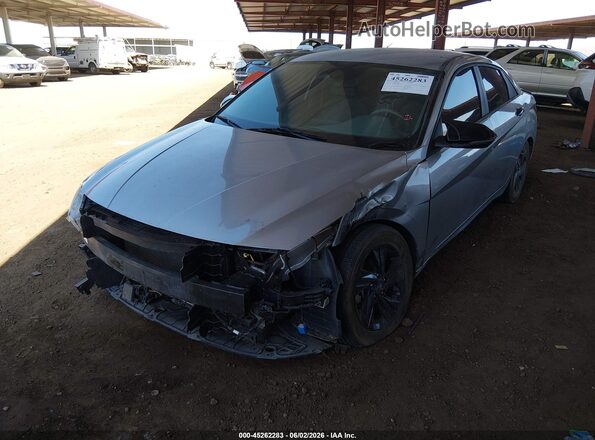 5NPLS4AG1MH023824 2021 HYUNDAI ELANTRA Gray Vista frontal