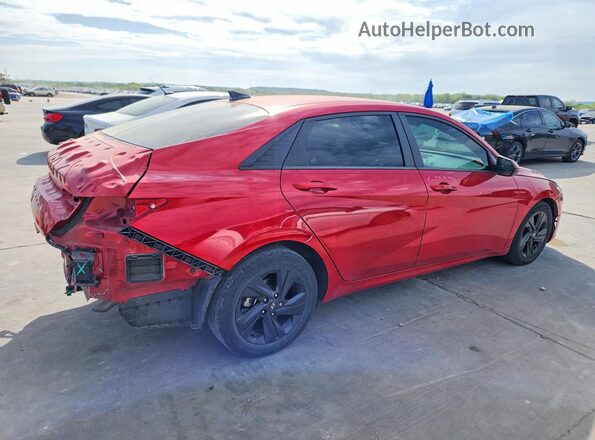 5NPLS4AG1MH051977 2021 HYUNDAI ELANTRA Red 