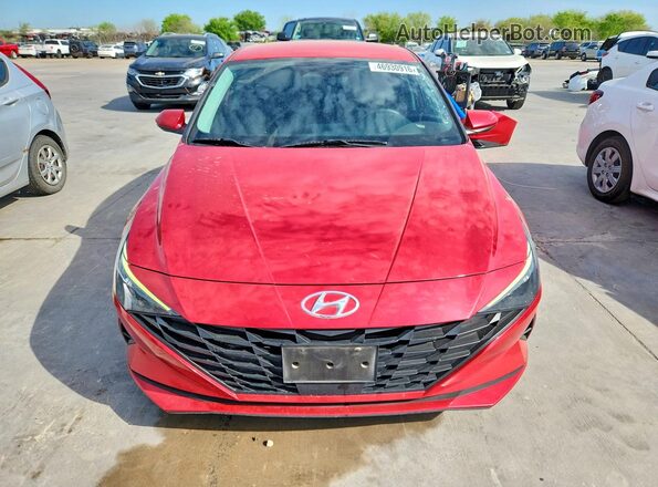 5NPLS4AG1MH051977 2021 HYUNDAI ELANTRA Red 