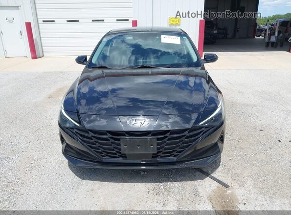 5NPLS4AG2MH016350 2021 HYUNDAI ELANTRA Черный Вид щитка приборов