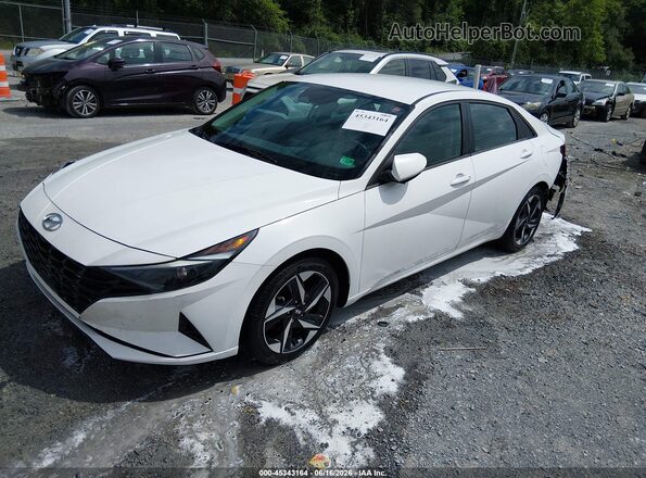 5NPLS4AG2PH114699 2023 HYUNDAI ELANTRA White Առջևի ձախ երեք քառորդ տեսարան